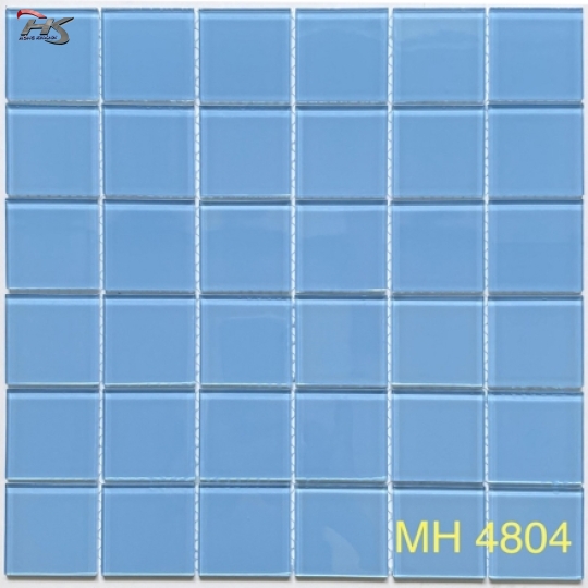 GẠCH TRANG TRÍ MOSAIC THỦY TINH ĐƠN SẮC MH 4804