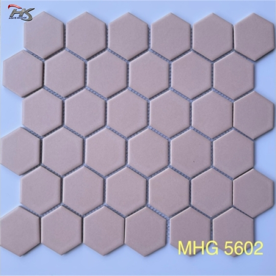 GẠCH MOSAIC GỐM SỨ LỤC GIÁC MEN TRƠN MHG 5602