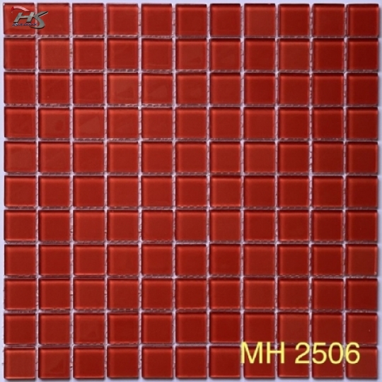 GẠCH TRANG TRÍ MOSAIC THỦY TINH ĐƠN SẮC MH 2506