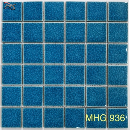 GẠCH MOSAIC TRANG TRÍ MEN RẠN ĐƠN SẮC MHG 936