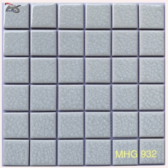 GẠCH MOSAIC TRANG TRÍ MEN RẠN ĐƠN SẮC MHG 932