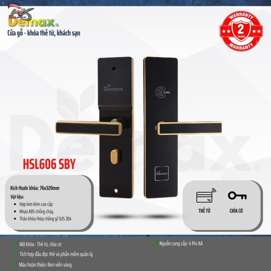 KHOÁ KHÁCH SẠN HSL606 SBY