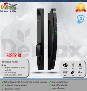 KHÓA THÔNG MINH DEMAX SL802 BL - APP