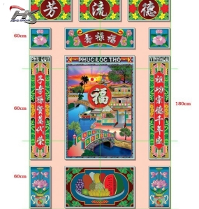 TRANH GẠCH 551A - GẠCH ÉP KÍNH 