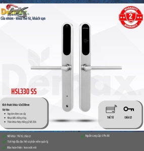KHOÁ KHÁCH SẠN DEMAX HSL330 SS