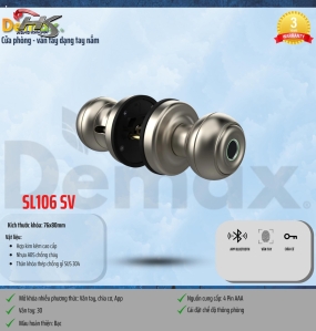 KHOÁ VÂN TAY DEMAX SL106 SV