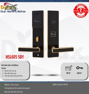 KHOÁ KHÁCH SẠN HSL605 SBY