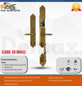 KHÓA ĐẠI SẢNH - BIỆT THỰ SL888 GB - APP WIFI