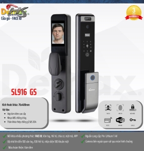 KHÓA NHẬN DIỆN KHUÔN MẶT SL916 GS