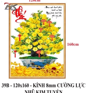GẠCH TRANH TRANG TRÍ CÂY MAI