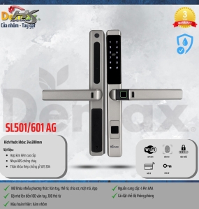 KHÓA THÔNG MINH CHỐNG NƯỚC SL601 PW-APP WIFI
