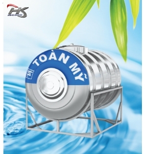 BỒN NƯỚC INOX TOÀN MỸ 5000L NGANG