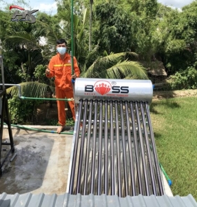 MÁY NƯỚC NÓNG NĂNG LƯỢNG MẶT TRỜI BOSS 140L