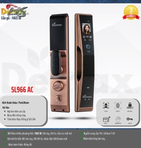 KHOÁ CỬA NHẬN DIỆN KHUÔN MẶT SL966 AC
