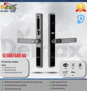 KHÓA THÔNG MINH DEMAX SL588BL