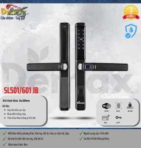 KHÓA THÔNG MINH DEMAX SL601 JB - APP WIFI