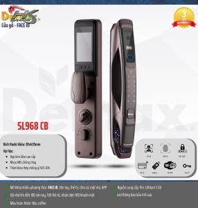 1.KHÓA THÔNG MINH NHẬN DIỆN KHUÔN MẶT SL968 CB
