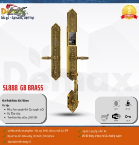 KHÓA ĐẠI SẢNH - BIỆT THỰ SL888 GB - APP WIFI